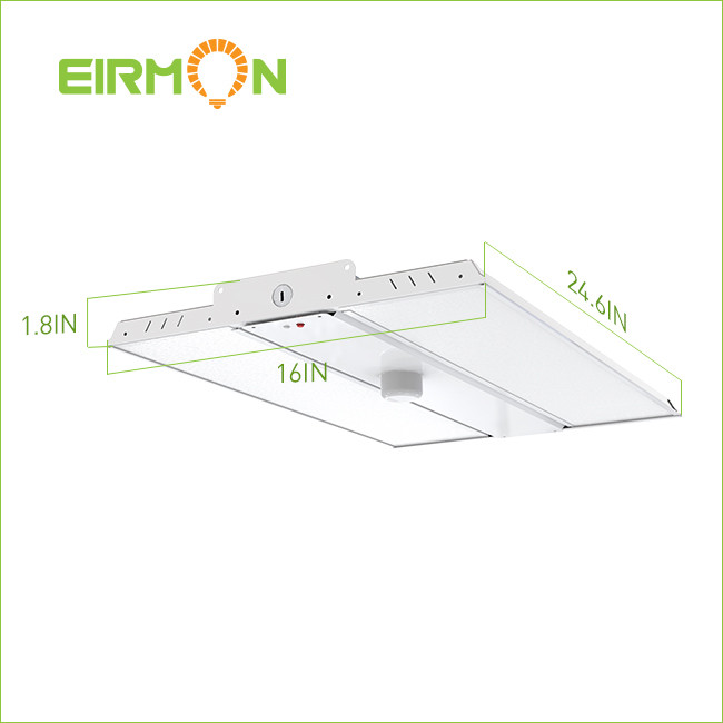LED Linear High Bay Shop Light, （4PCS/Pack）1X2FT 125W LED Shop Light Fixture, 165LM/W, 120-277V,  4000K / 5000K Warehouse Lighting, ETL Approved, 5 Years Warranty