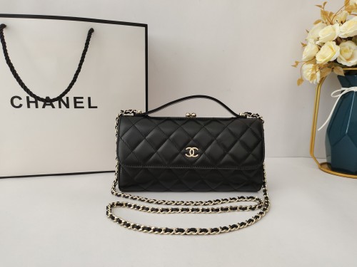 C*hanel Top Bag 12.4*22.3*5.7CM