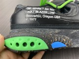 Nike Blazer Low x O*ff-W*hite Black / Green