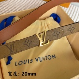 L*ouis V*uitton Belts Top Quality 20MM