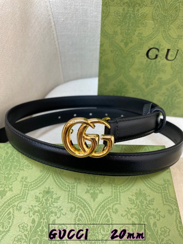 G*ucci Belts Top Quality 20MM