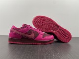 Nike Spruces Up Its Dunk Low Team Red/Pink DQ9324-600