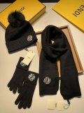 Scarf three-piece