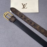 L*ouis V*uitton Belts Top Version 3.5cm