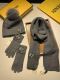 Scarf three-piece