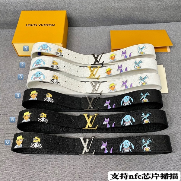 L*ouis V*uitton Belts Top Quality 40MM