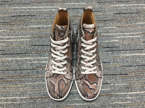 C*ristian L*uboutin Python Sneaker