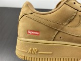 SUP REME X NIKE AIR FORCE 1 LOW SP WHEAT dn1555-200