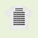 Men Women T-shirt B*alenciaga Top Quality