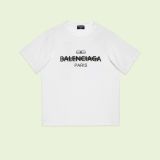 Men Women T-shirt B*alenciaga Top Quality