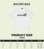 Men Women T-shirt B*alenciaga Top Quality