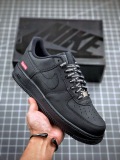 Nike Air Force1 AF1 Supreme top quality black