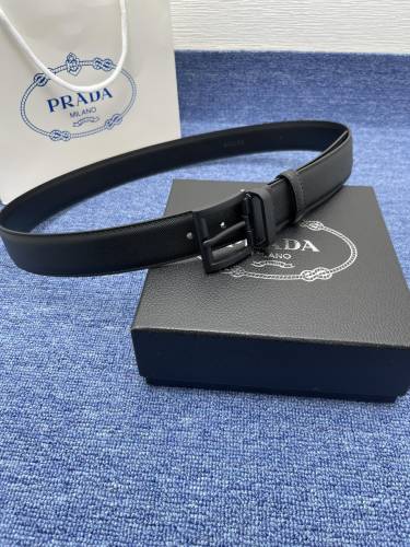 P*rada Belts Top Quality 3.5cm