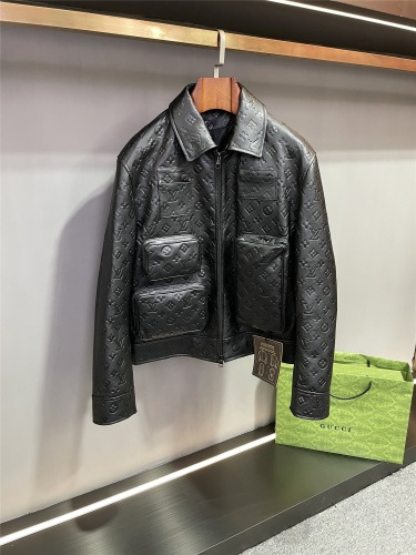 Men Jacket L*ouis V*uitton Animal leather Top Quality