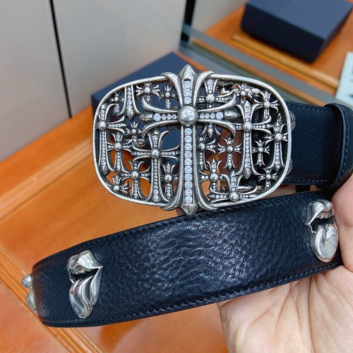 C*hrome H*earts Belts Top Quality 3.8cm