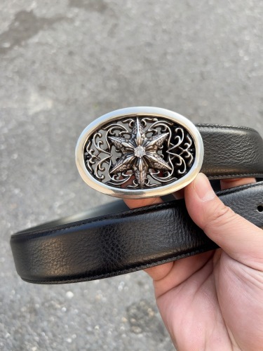 C*hrome H*earts Belts Top Quality 3.8cm