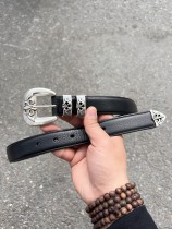 C*hrome H*earts Belts Top Quality 3.0cm