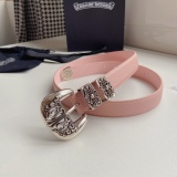 C*hrome H*earts Belts Top Quality 3.0cm