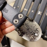 C*hrome H*earts Belts Top Quality 3.8cm
