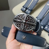 C*hrome H*earts Belts Top Quality 3.8cm
