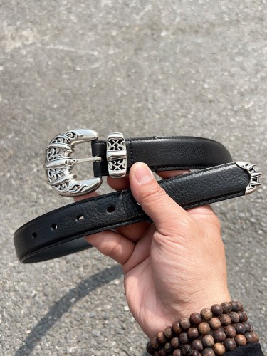 C*hrome H*earts Belts Top Quality 3.0cm