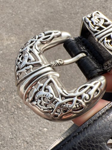 C*hrome H*earts Belts Top Quality 3.0cm