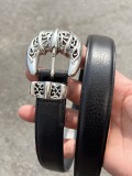 C*hrome H*earts Belts Top Quality 3.0cm