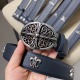 C*hrome H*earts Belts Top Quality 3.8cm