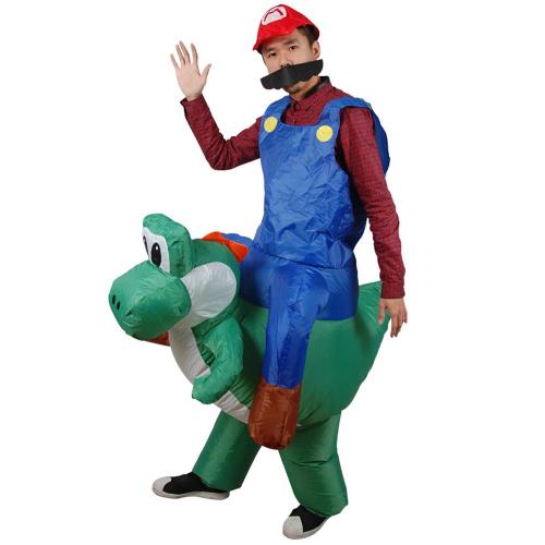 Adult Inflatable Halloween Super Mario Cosplay Costume Suit