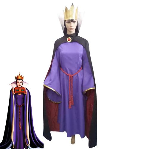 Snows White Mirror Queen Costume Cosplay Halloween Outfit Set Dress Up For Women