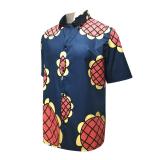 ONE PIECE Costumes Monkey D. Luffy Cos Shirt Sunflower Casual Short Sleeve Daily Cosplay Top