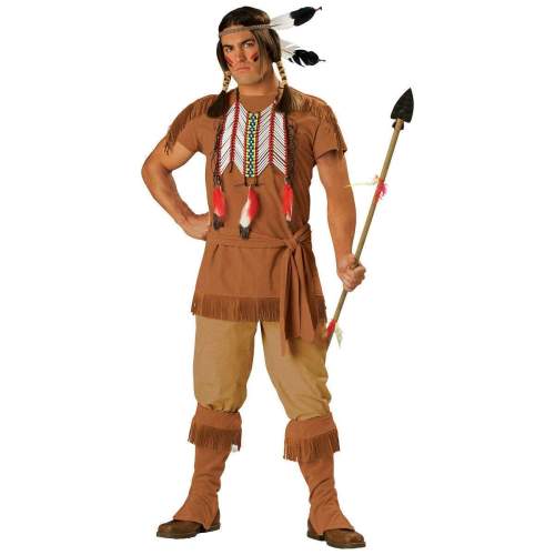 Halloween Adult Native Indian Mens Cosplay Costume