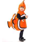 Halloween Finding Nemo Clown Fish Cosplay Animal Costume for Kids