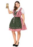Halloween Plus Size Women German Beer Oktoberfest Cosplay Costume