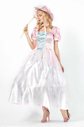 Toy Story 4 Adult Little Bo Peep Cosplay Dress Halloween Costume