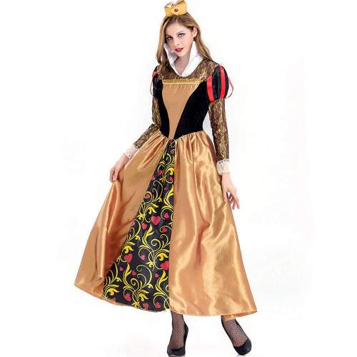 Armed and Gorgeous cosplay costume Queen's palace dress Halloween costume for female