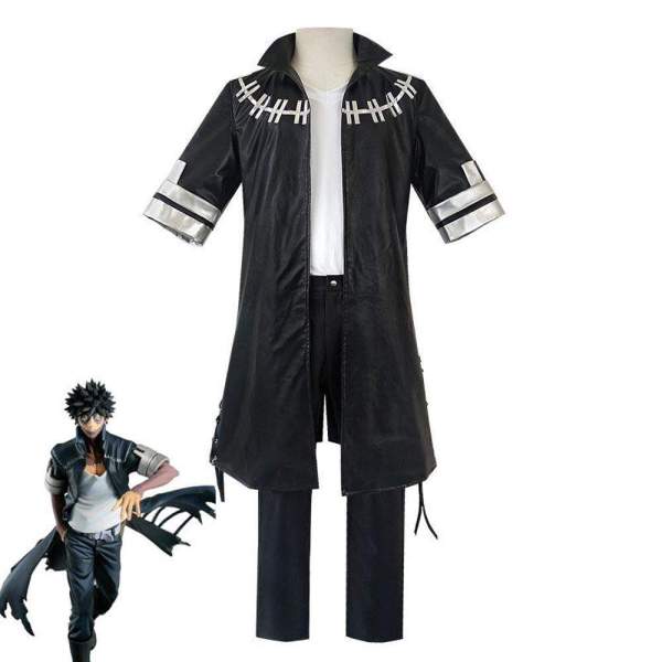 My Hero Academia Dabi Cosplay Costumes Jacket Uniform Anime Halloween Suit Outfit Sets Dress Up For Men