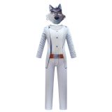 The Bad Guys Wolf Cosplay Costumes Jumpsuit Romper Halloween Outfit Dress For Kids Boys