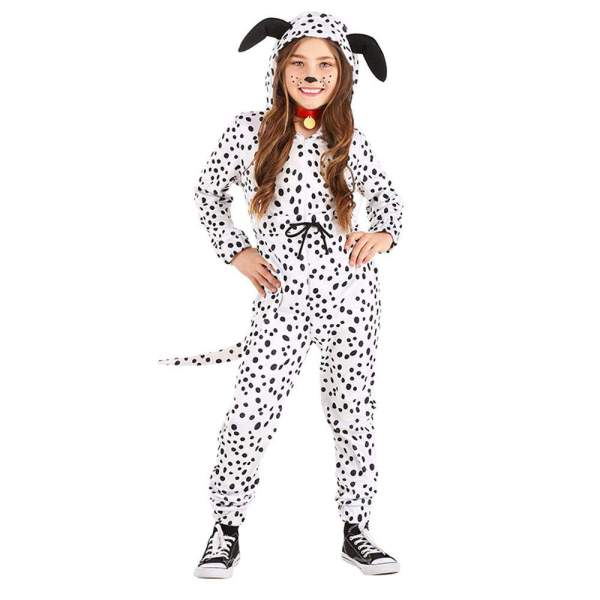Kids Puppy Onesie Jumpsuit Cosplay Dog Halloween Xmas Hooded Costume