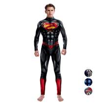 Superhero Costume Cosplay Jumpsuit Bodysuit Halloween Outfit Catsuit Dress Up For Adults