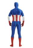 Halloween Captain America Bodysuit Zentai Superhero Tight Costume