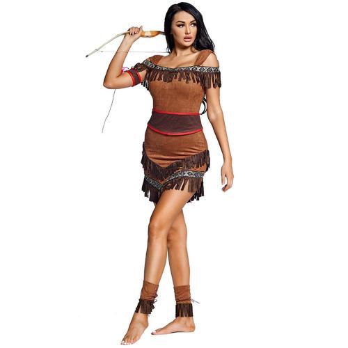 Halloween costume Indian Native archer prop costume