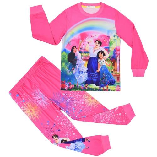 Girls' Encanto Mirabel Pajamas Sleepwear Two Piece Suit