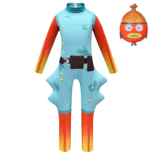 Cosplay Costumes Halloween Fish Jumpsuit Dress Up