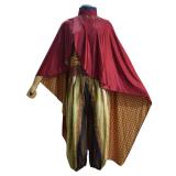 Raya and The Last Dragon Costume Raya Warrior Outfit with Cape Halloween Cosplay Jumpsuit