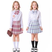 Girls jk uniform skirt college style sub skirt performance costume