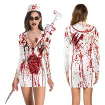 Halloween women nurse sexy dress cosplay costume