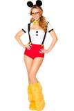 Women's  Halloween cartoon mikey Costume Shorts