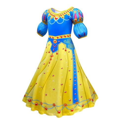 Costume Cosplay Princess Dress Halloween Carnival Outfit Dresses For Toddler Girls