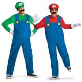 Halloween Adult Men's Deluxe Mario Cosplay Costume
